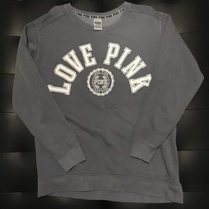 VS PINK crew neck sweatshirt